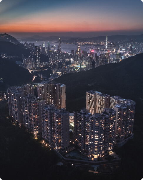 hongkong skyline about parkview